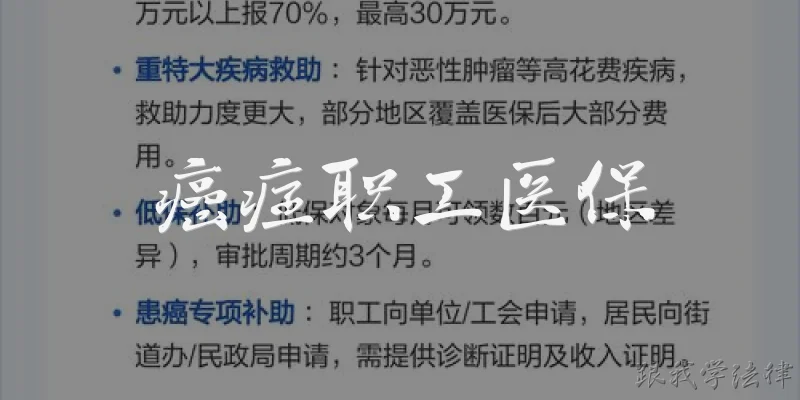 癌症职工医保